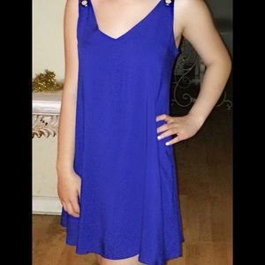 Blue dress